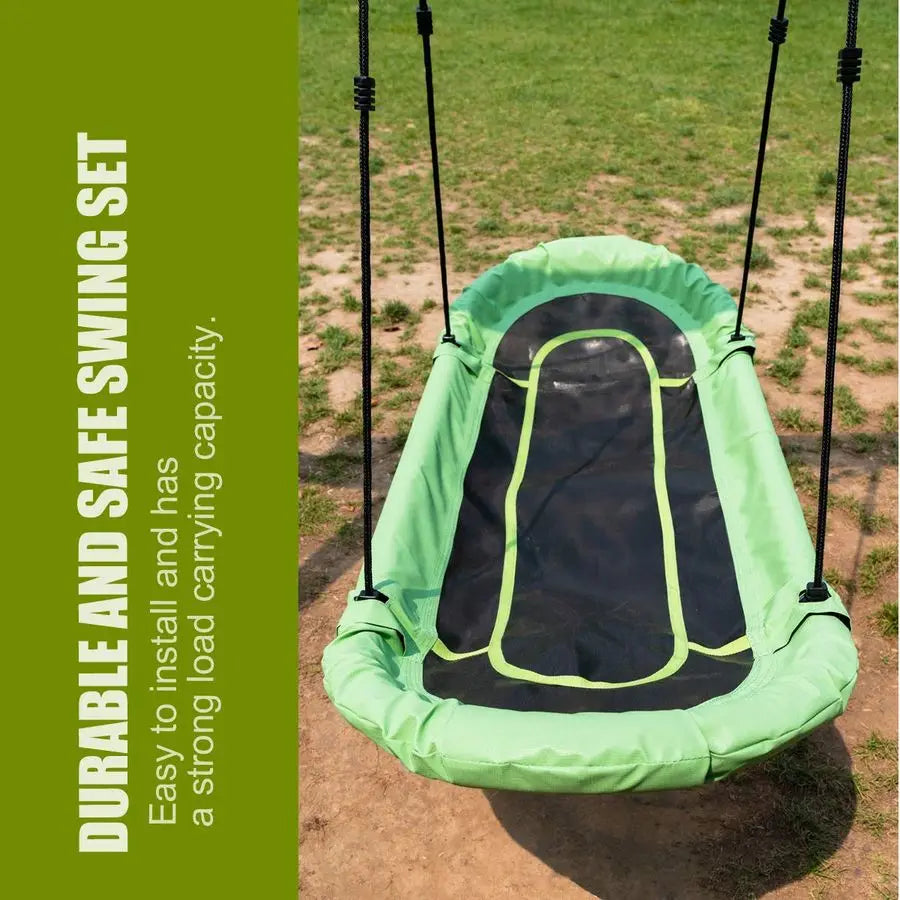 Boat Swing Hanging Hammock Lounger for Backyard and Park