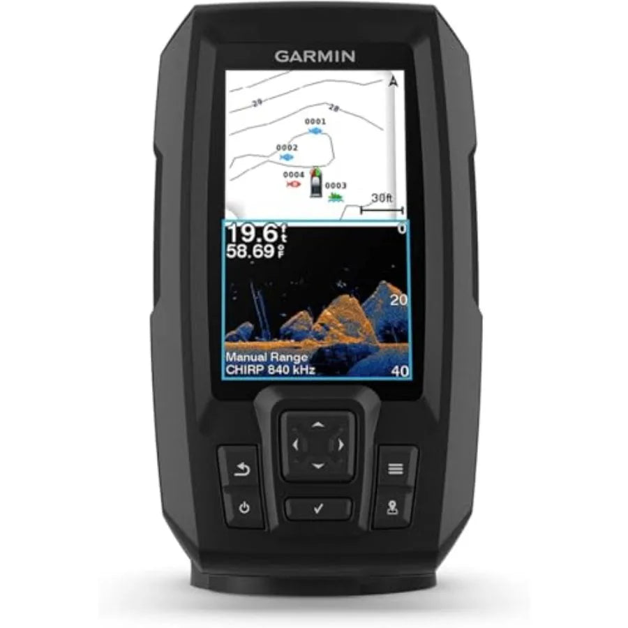 Fishfinder for Boats with PVC Housing and LCD Display