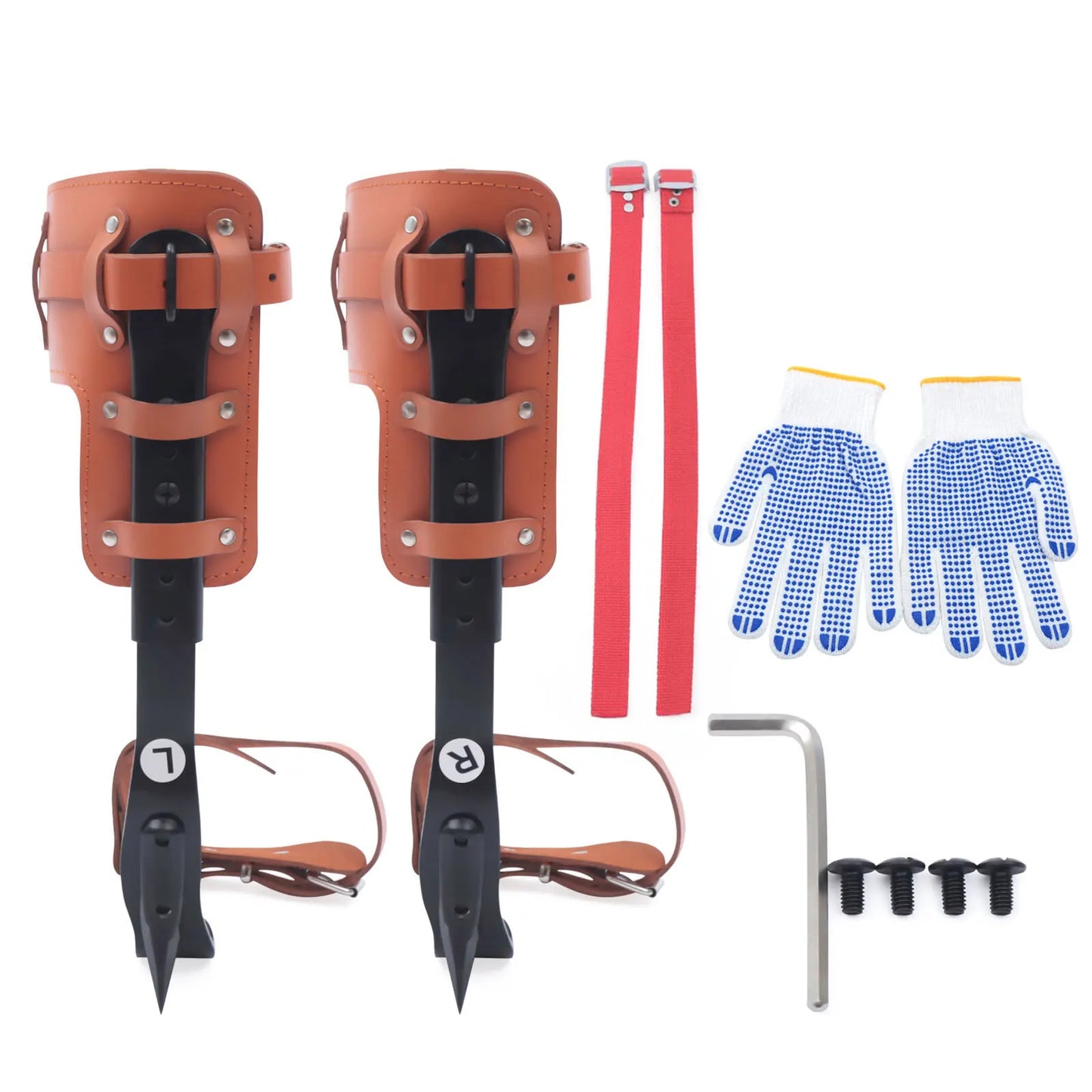 Tree Climbing Spike Set With Pole Spurs And Strap