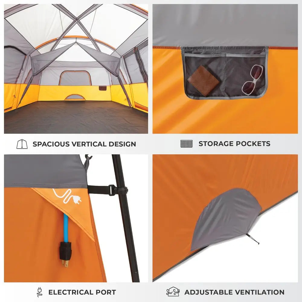 YTYIN Family Cabin Tent For Car Camping