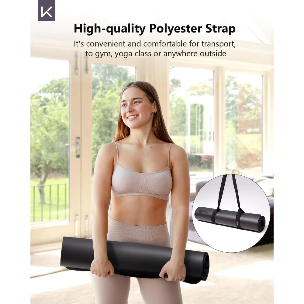 Keep Rubber Yoga Mat Professional Sweat Absorbent Non Slip