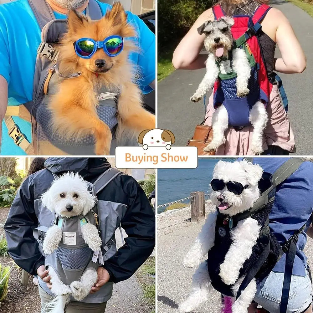 OVOZI Pawsome Legs Out Pet Backpack Carrier Airline Approved