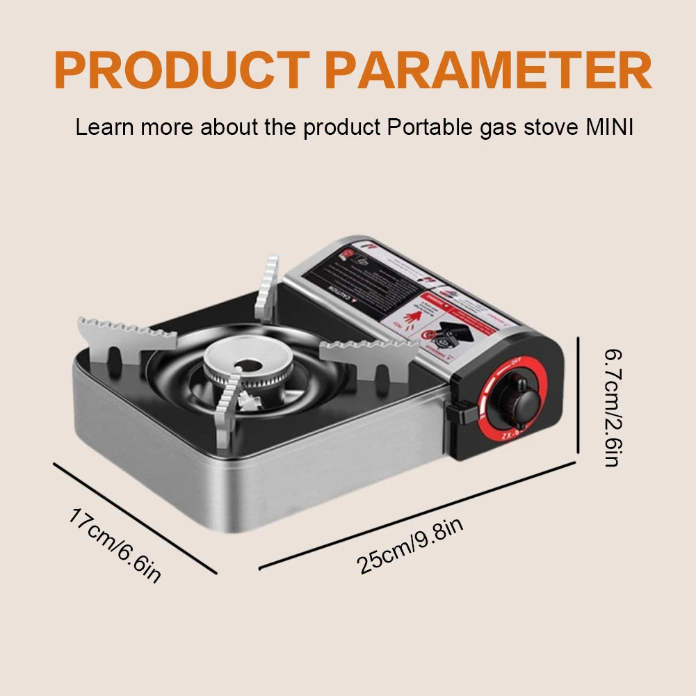 Alloet Single Burner Butane Stove Windproof Indoor Outdoor