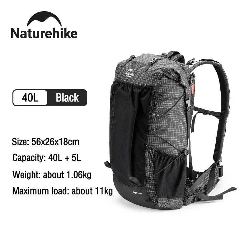 Naturehike 60L Waterproof Mountain Backpack For Hiking