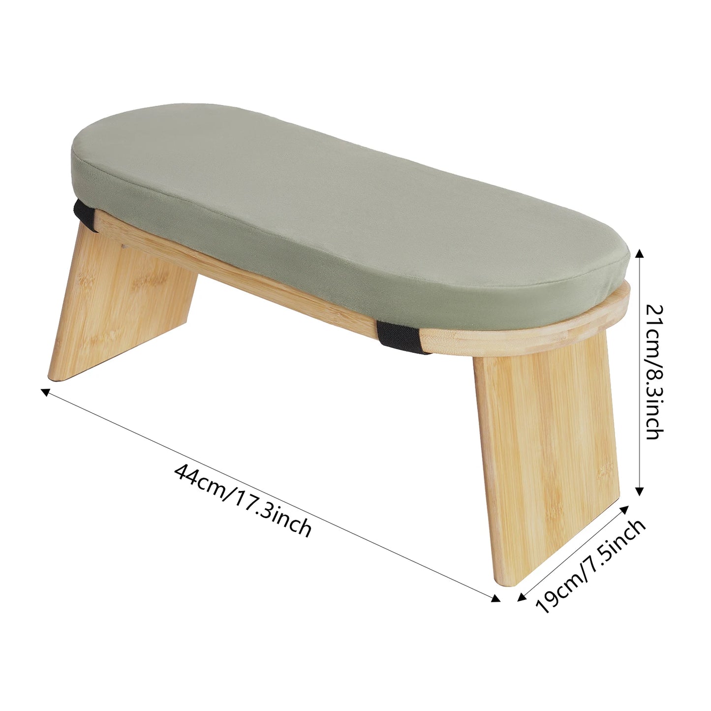 Bymaocar Foldable Meditation Bench for Home Yoga and Prayer