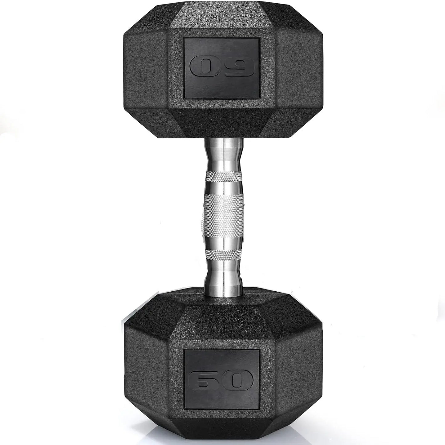 Rubber Hex Dumbbell Set 30 75LB Pair
