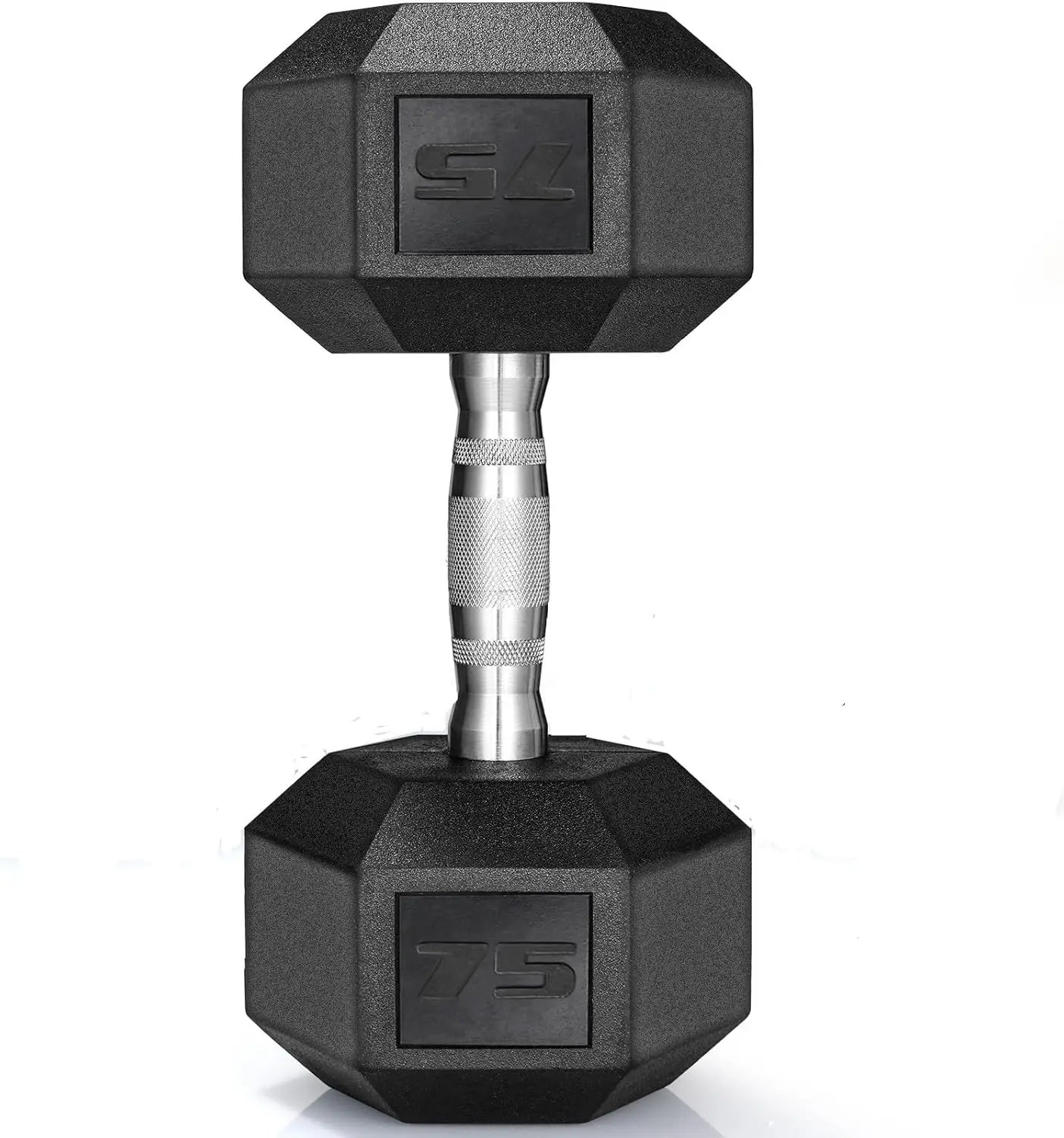 Rubber Hex Dumbbell Set 30 75LB Pair