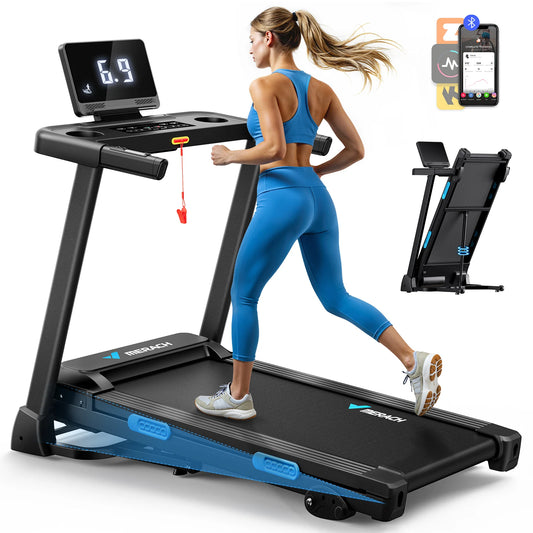 Merach T12 Foldable Treadmill With Incline And Heart Rate