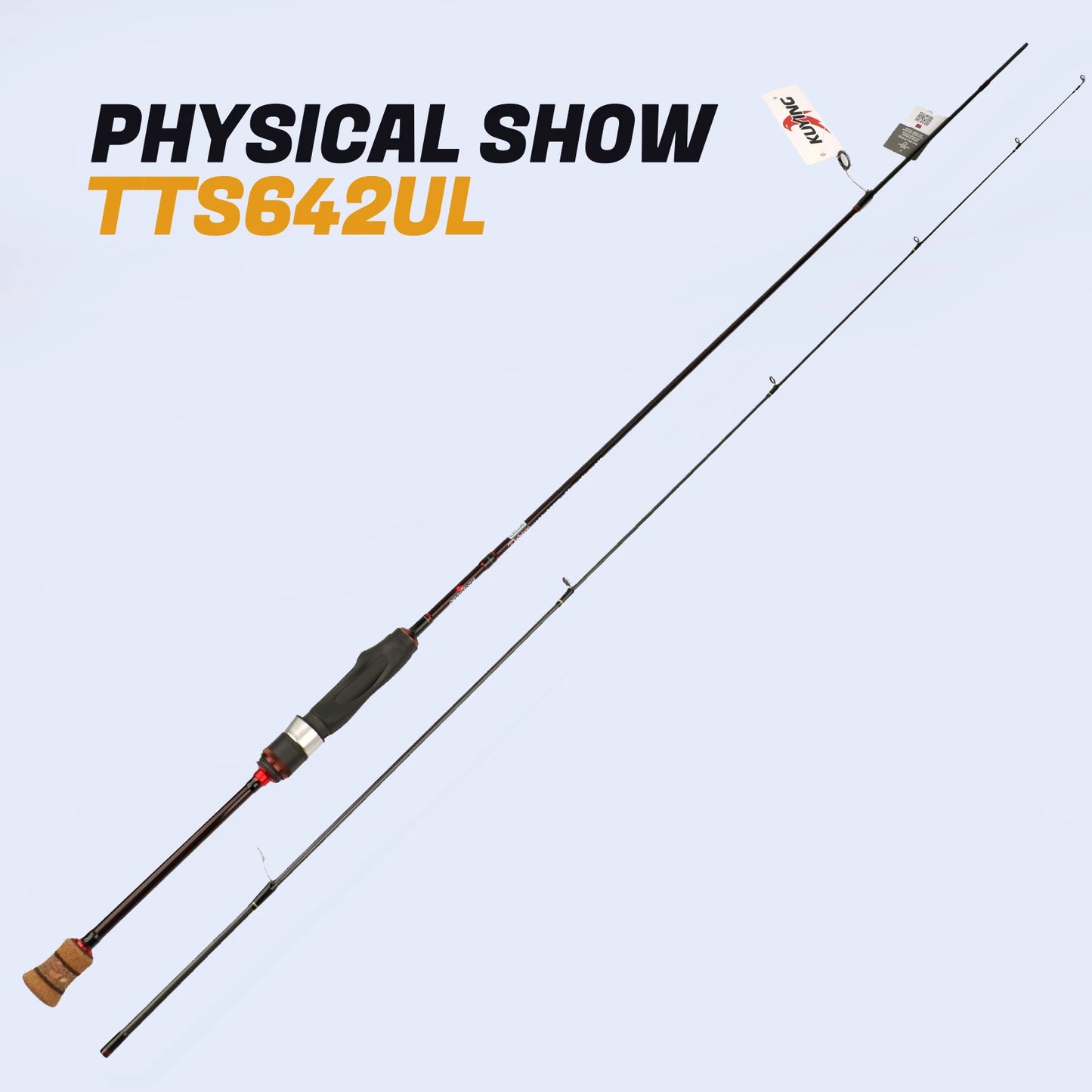 Kuying Fishing Rod Lure Casting Spinning Carbon