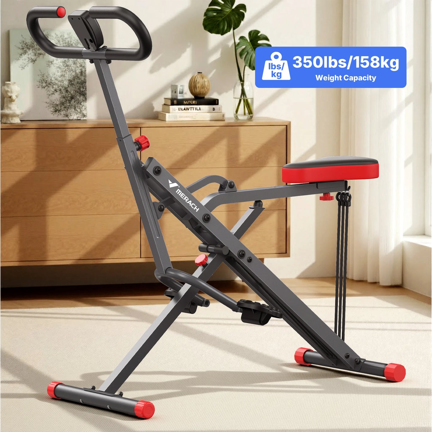 MERACH R07 2in1 Squat And Rowing Machine Home Gym