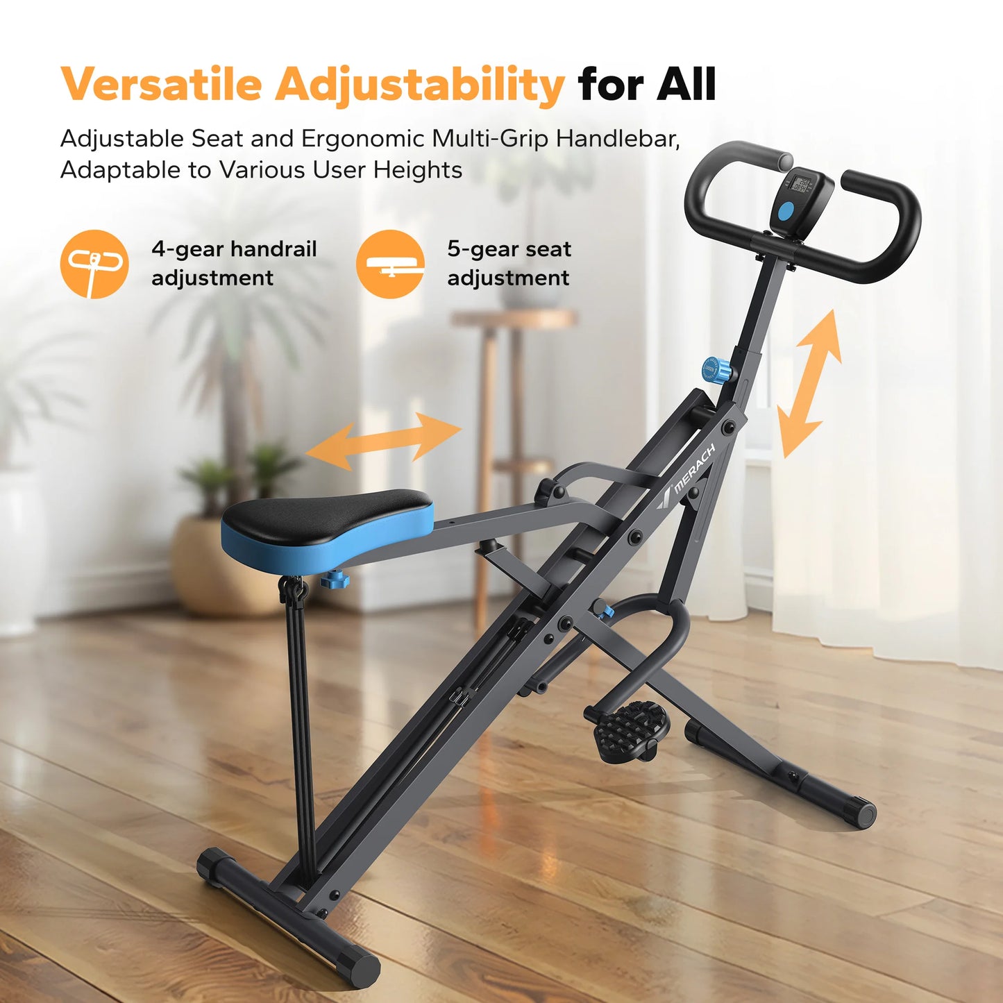 MERACH R07 2in1 Squat And Rowing Machine Home Gym