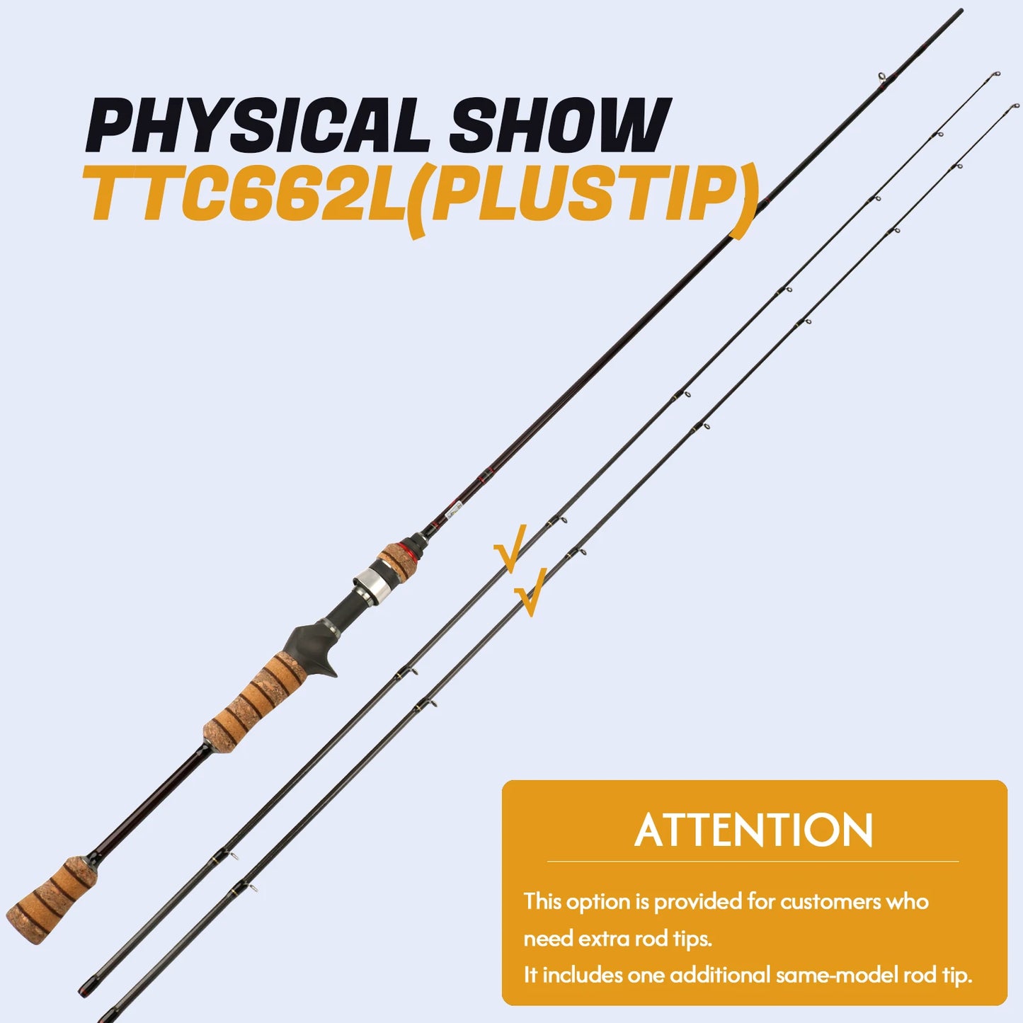 Kuying Fishing Rod Lure Casting Spinning Carbon
