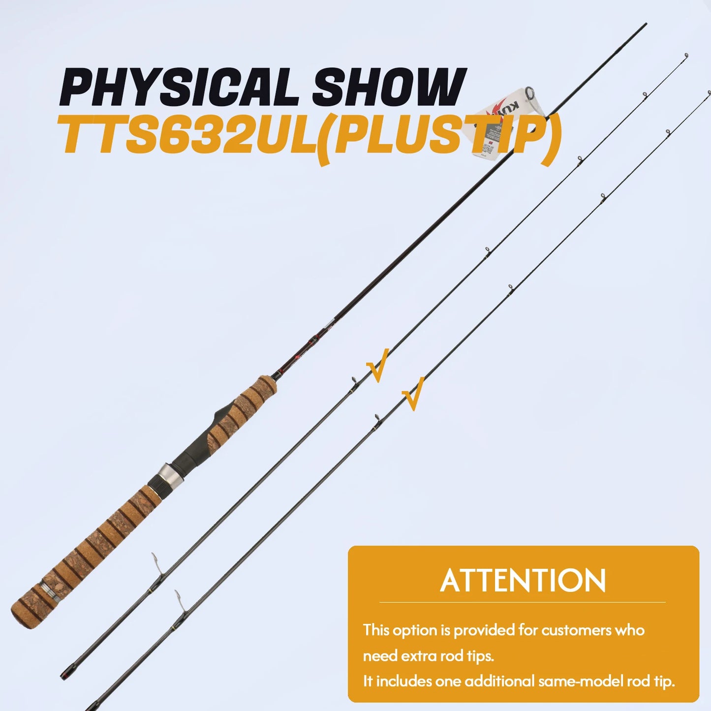 Kuying Fishing Rod Lure Casting Spinning Carbon