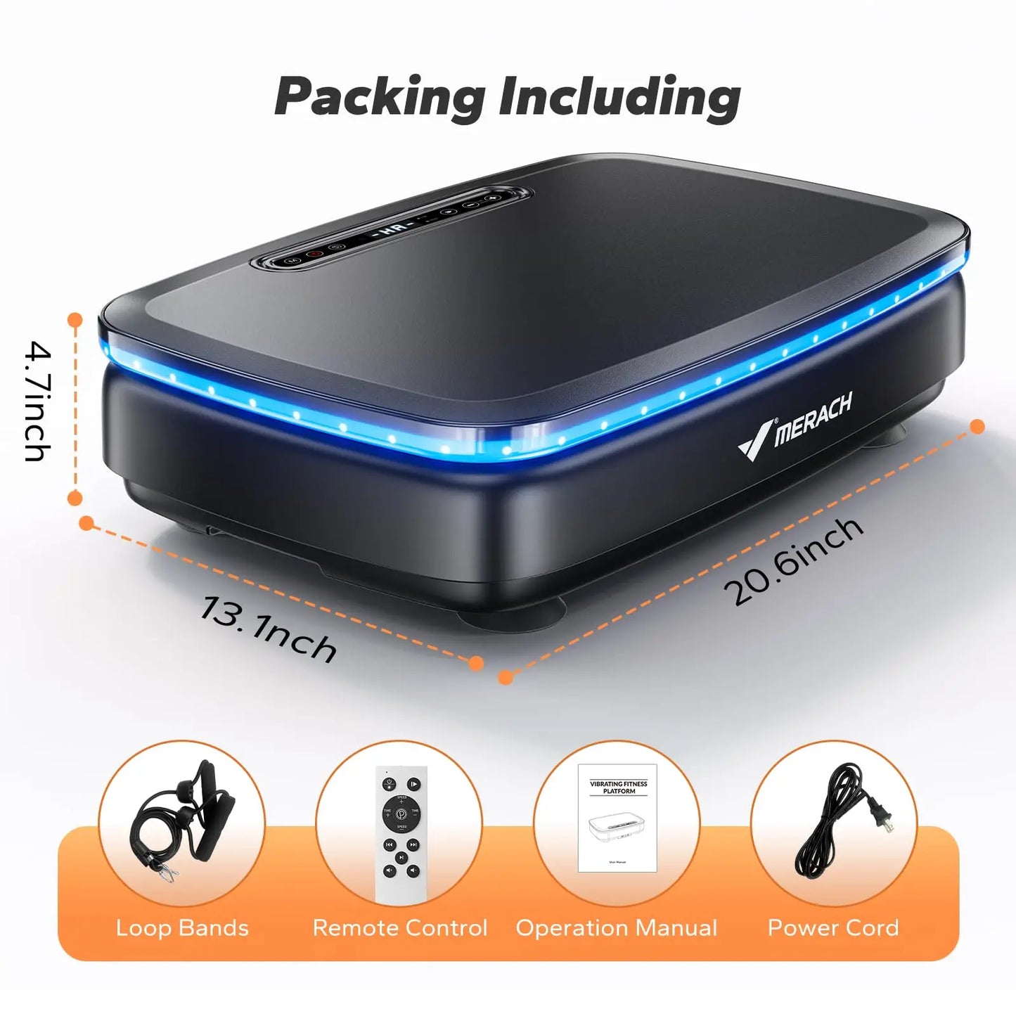 Merach Vibration Plate Exercise Machine With Whole Body