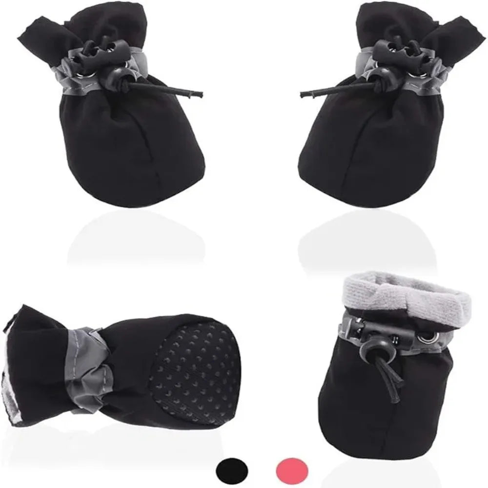 Waterproof Warm Dog Boots Easy On