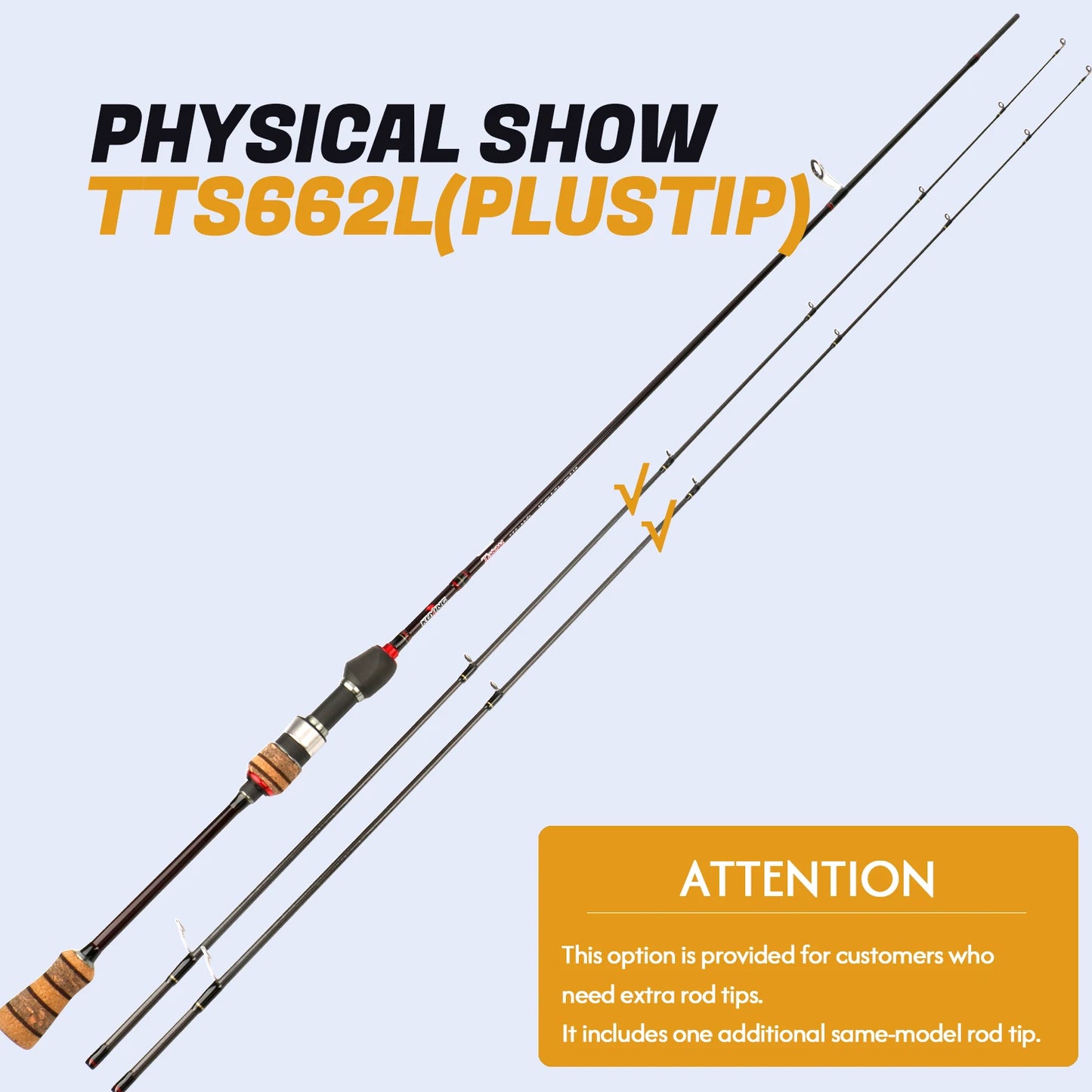 Kuying Fishing Rod Lure Casting Spinning Carbon