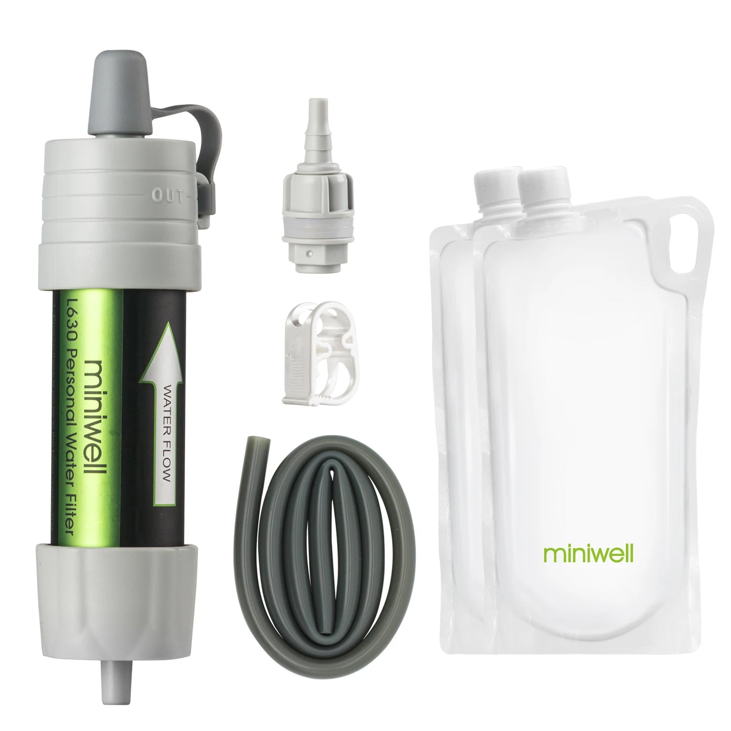 Miniwell Portable Camping Water Filter System 2000L Capacity