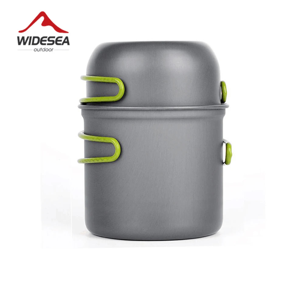 Widesea Ultralight Camping Cookware Pot Set for Travel