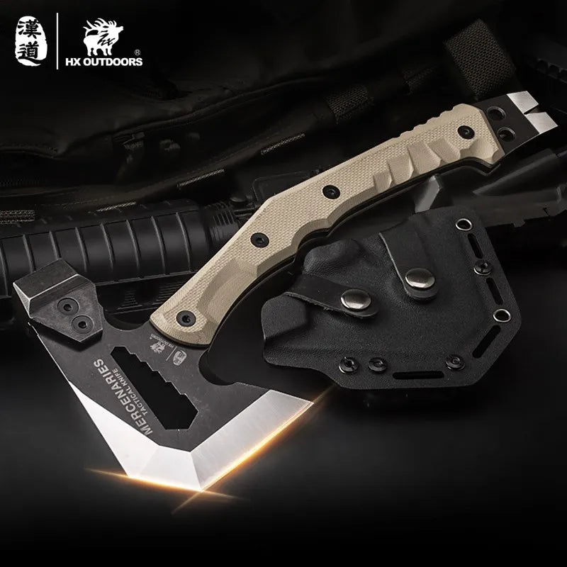 HX OUTDOORS Mercenarys Full Tang Camping Hatchet Axe