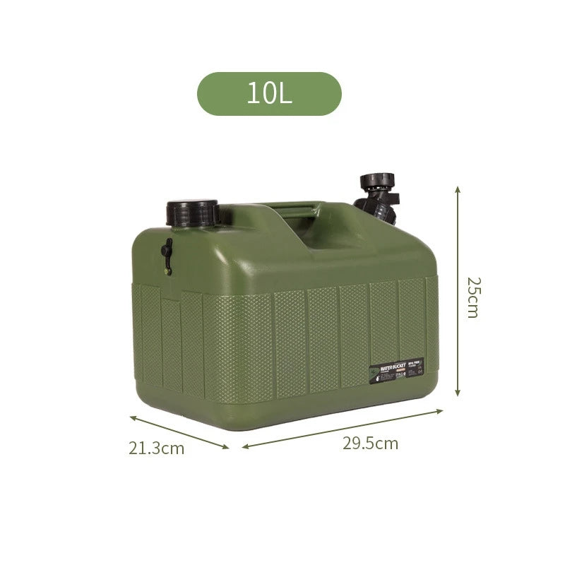 Desert Fox Water Tank Carrier With Spigot For Camping