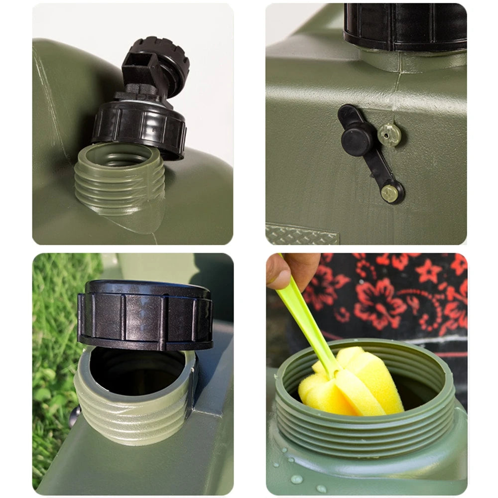 Desert Fox Water Tank Carrier With Spigot For Camping