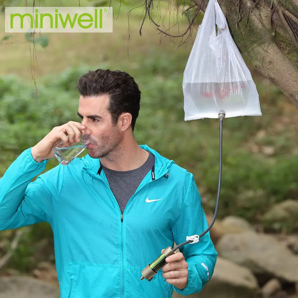Miniwell Portable Camping Water Filter System 2000L Capacity