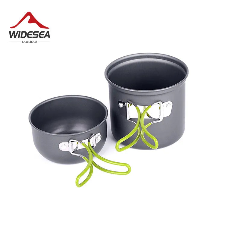 Widesea Ultralight Camping Cookware Pot Set for Travel