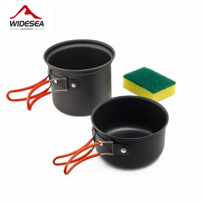 Widesea Ultralight Camping Cookware Pot Set for Travel