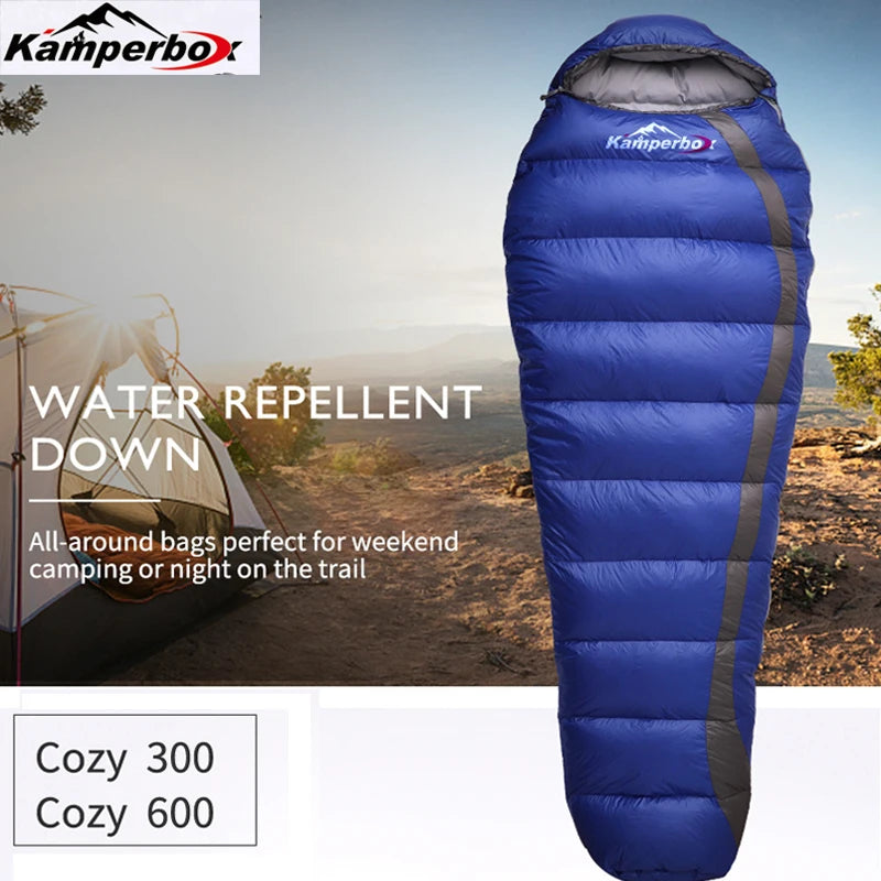 Kamperbox Winter Down Sleeping Bag For Cold Weather Camping