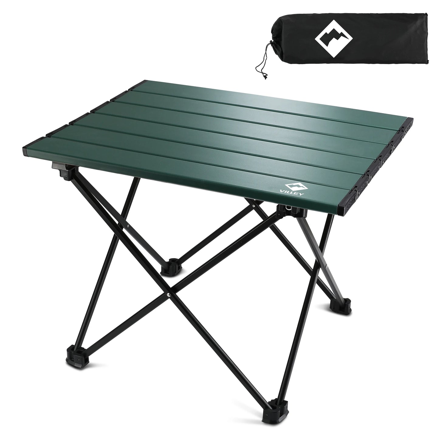 VILLEY Ultralight Portable Camping Side Table Aluminum