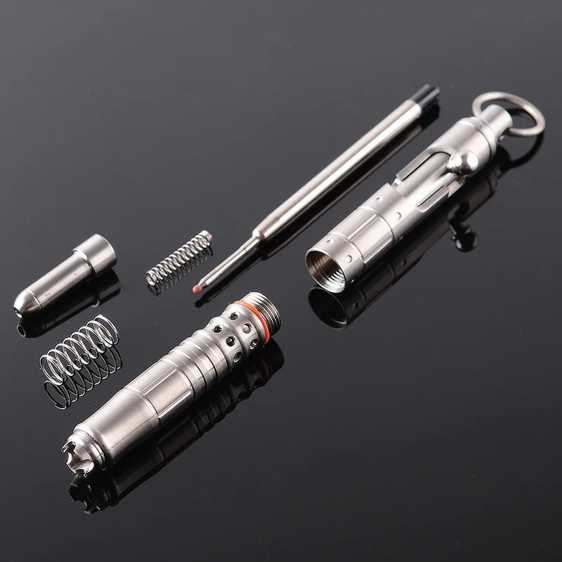 Titanium TC4 Bolt Tactical Pen Multifunction EDC Tool