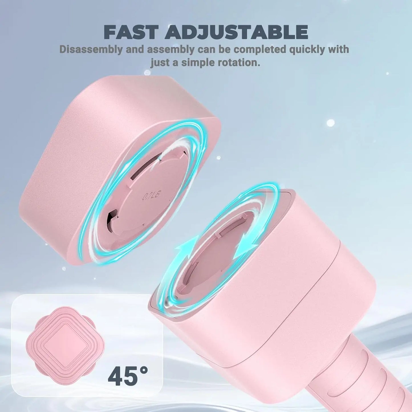 Adjustable Dumbbell Set 3 In 1 For Home Gym