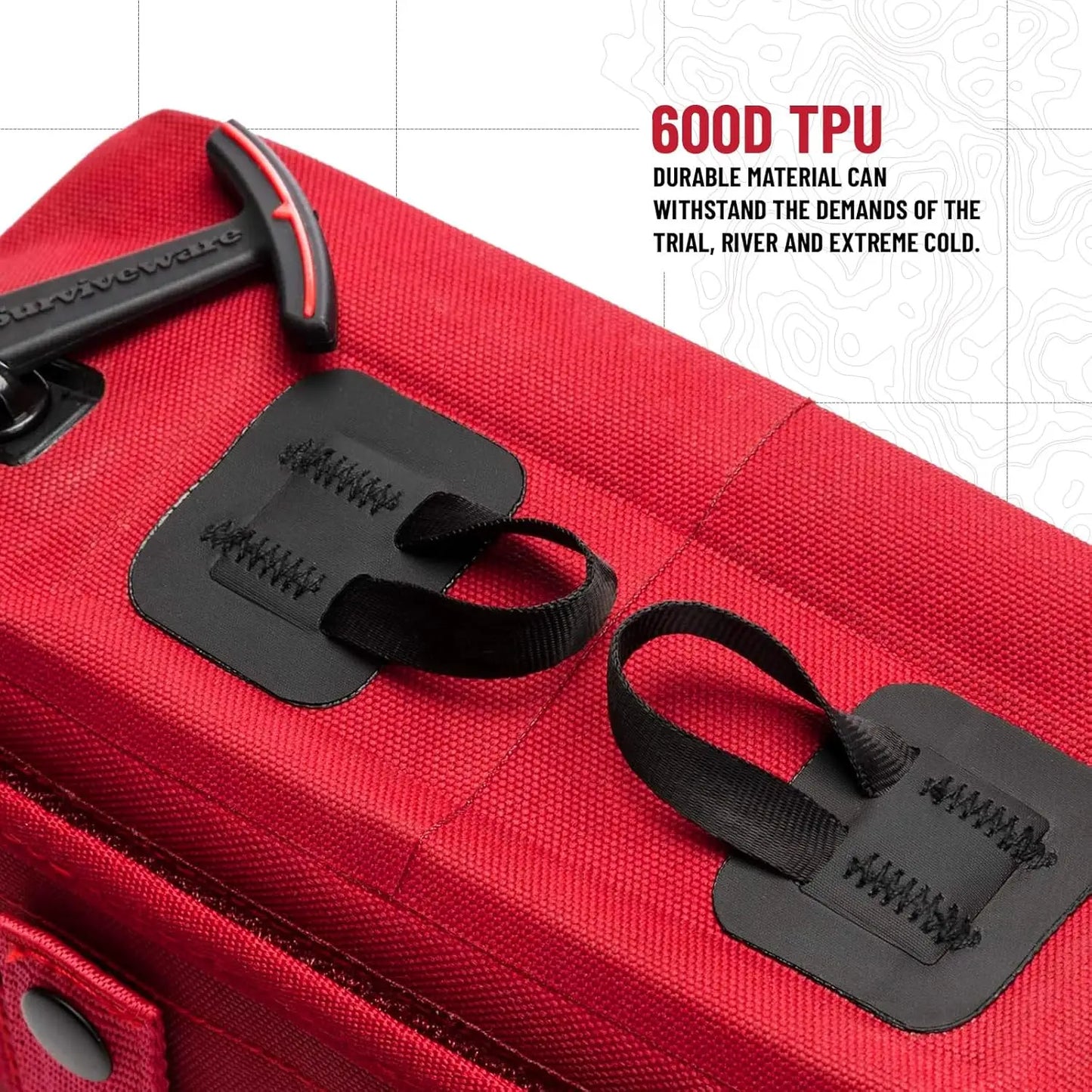 Waterproof Survival First Aid Kit 184 Pcs For Camping