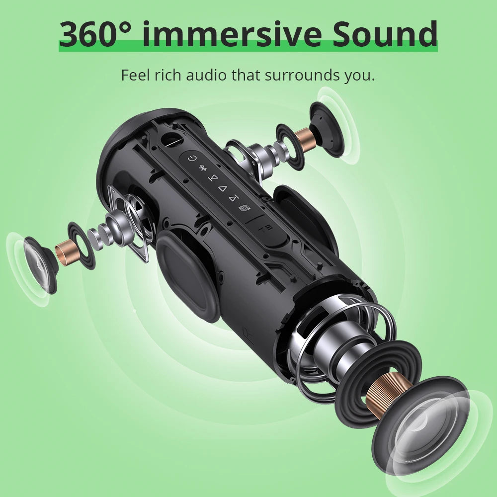 Tronsmart T8 Bluetooth Speaker Deep Bass 40W IPX7 Waterproof
