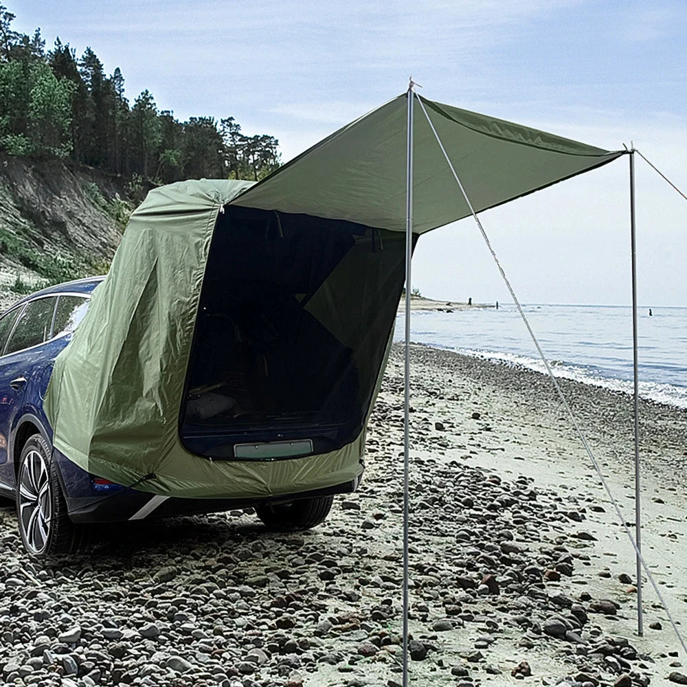 Car Rear Extension Tent for Outdoor Camping Sunshade