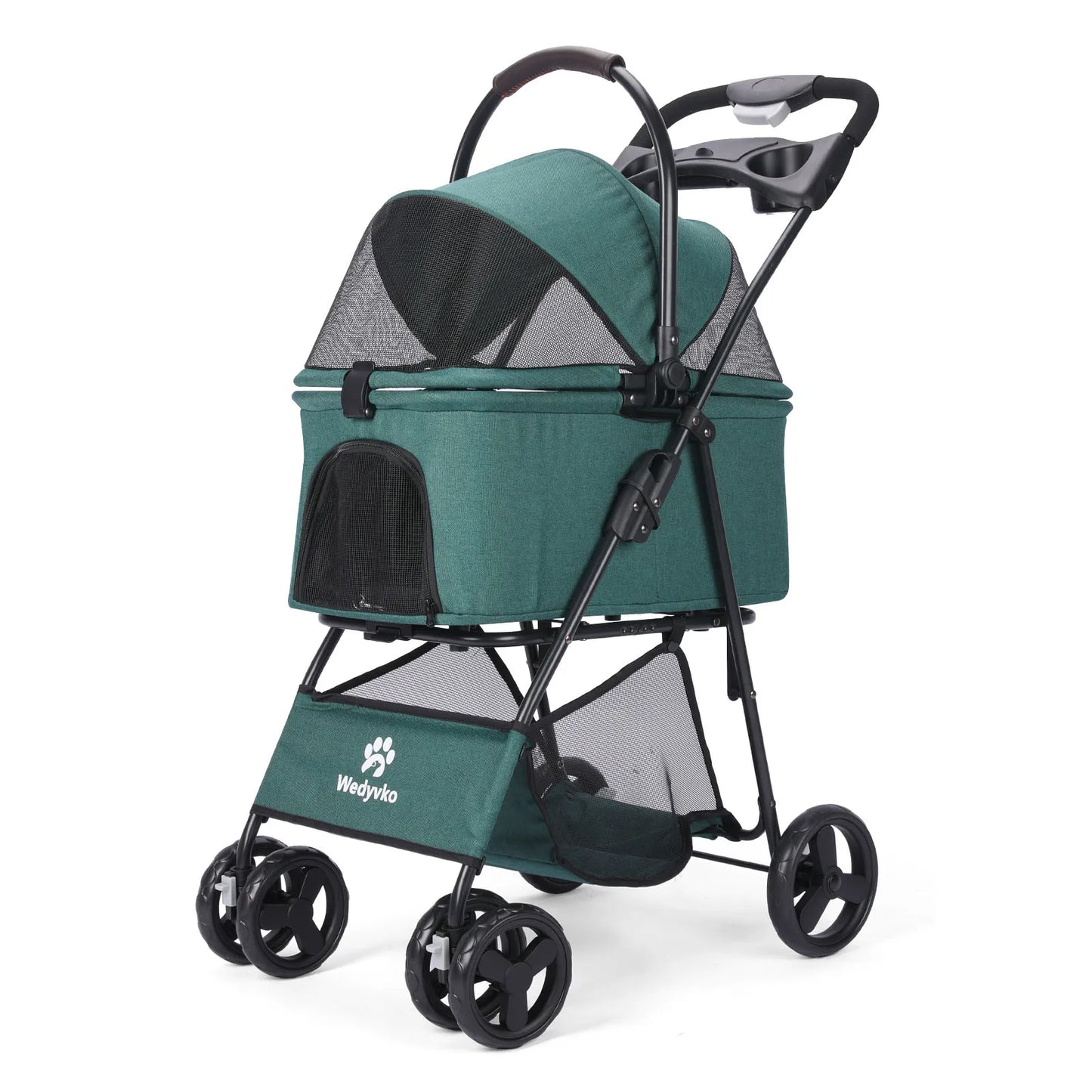 3 In 1 Pet Stroller With Removable Carrier For Dogs And Cats
