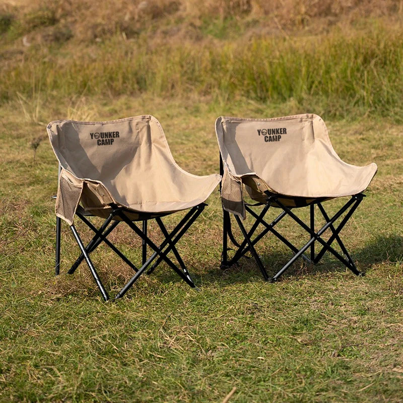 Outdoor Folding Moon Chair For Camping