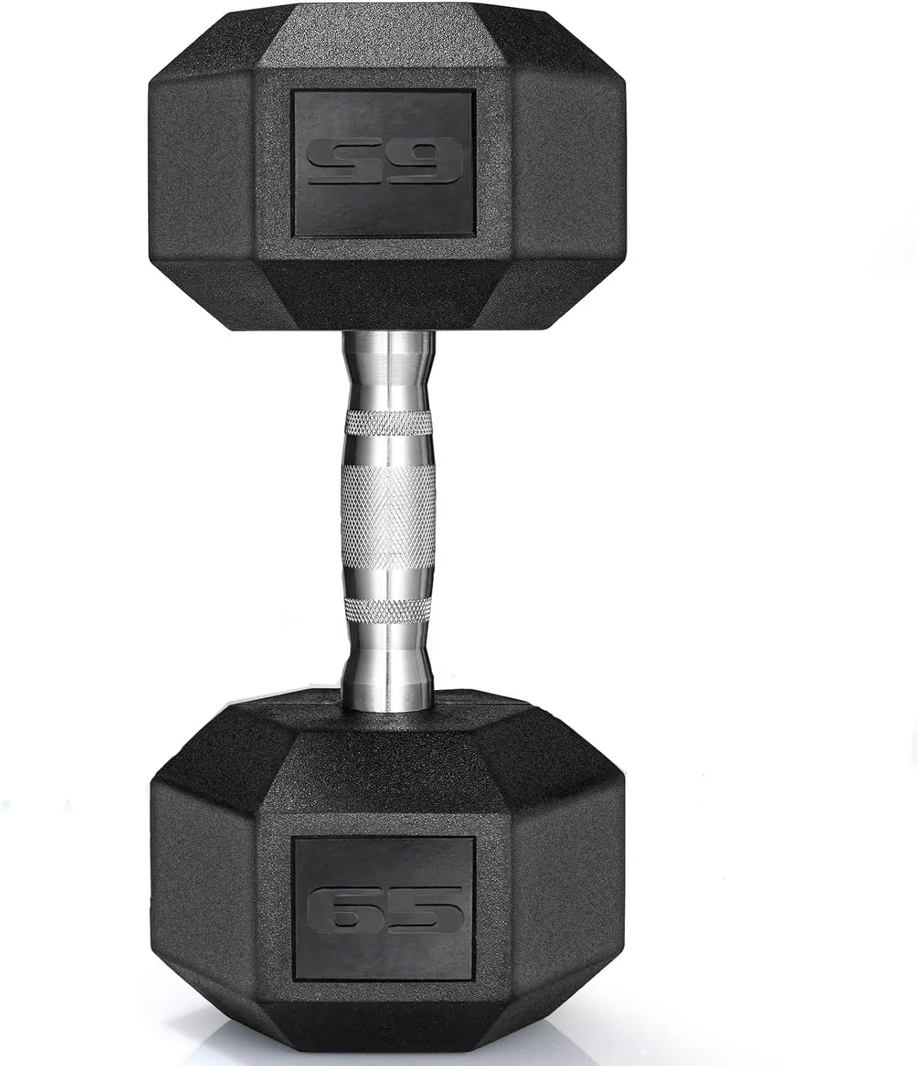 Rubber Hex Dumbbell Set 30 75LB Pair