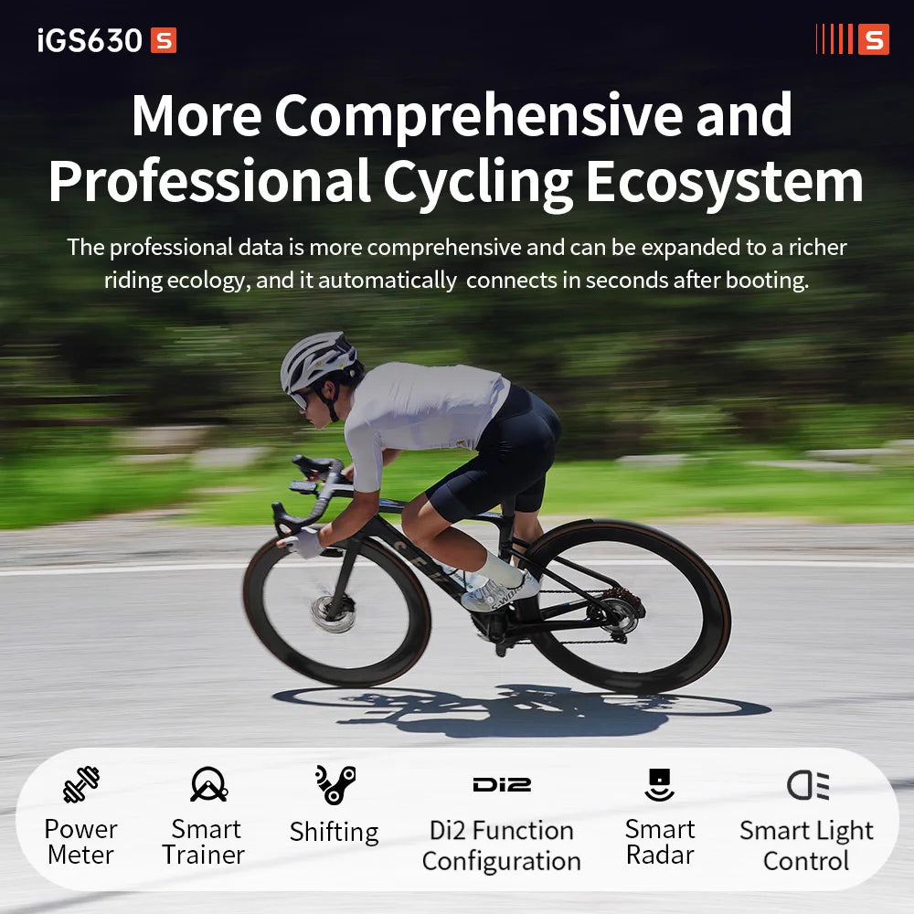 iGPSPORT iGS630S GPS Bike Computer Map Navigation