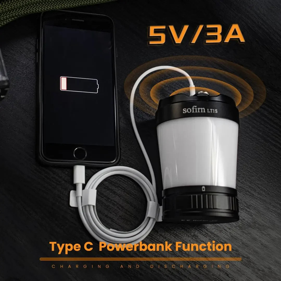 Sofirn LT1S USB C Rechargeable Camping Emergency Lantern