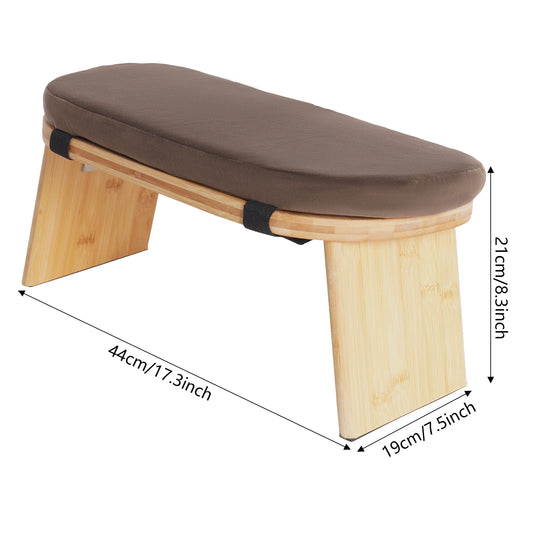 Bymaocar Foldable Meditation Bench for Home Yoga and Prayer