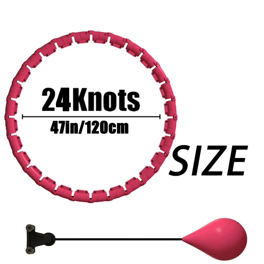Weighted Fitness Circle Hoops For Waist And Abdomen