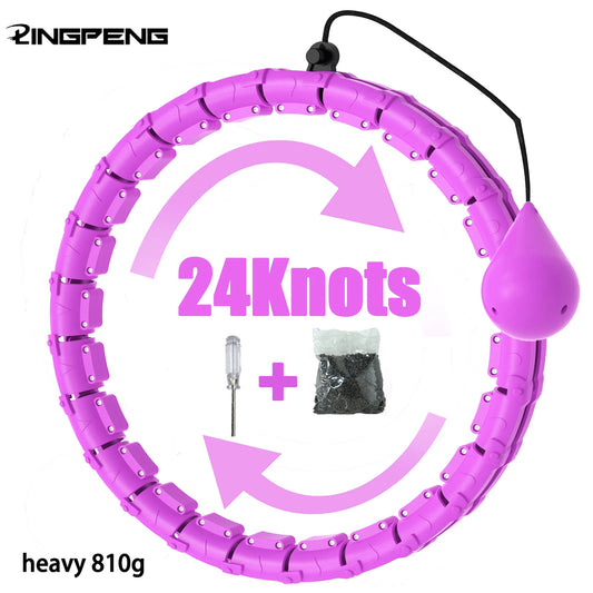 Weighted Fitness Circle Hoops For Waist And Abdomen