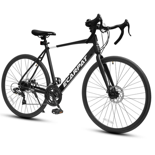 Ecarpat 16 Speed Road Bike Aluminum Frame Dual Disc Brake
