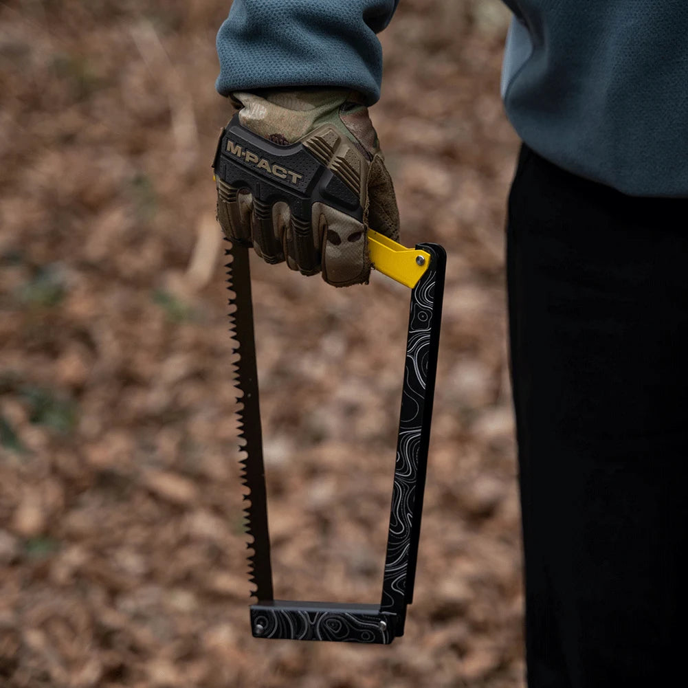Folding Hand Saw For Camping Storage Bag Aluminum Alloy