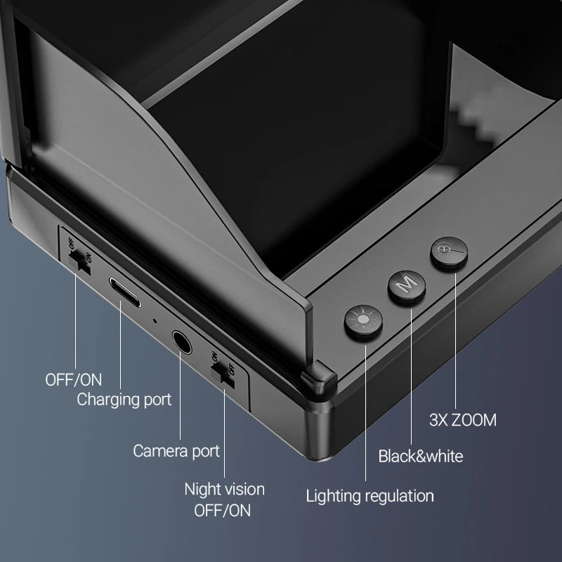 IP68 Waterproof Underwater Fishing Camera With Monitor