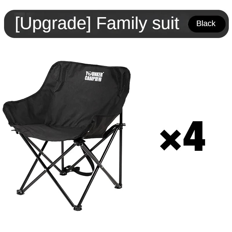 Outdoor Folding Moon Chair For Camping