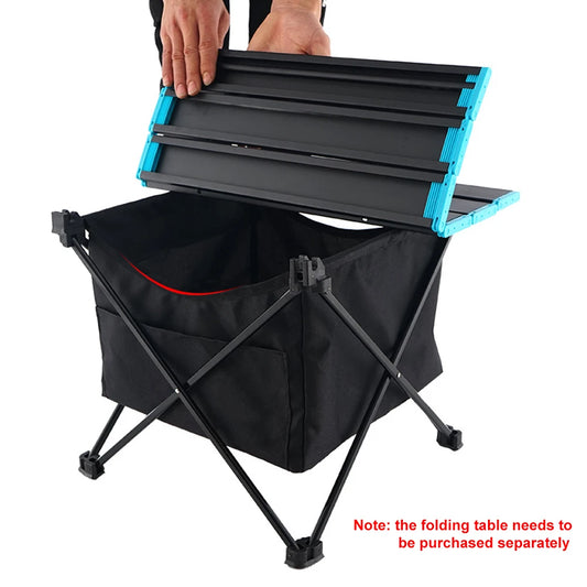 Nylon Hanging Table Storage Pouch For Camping And Picnics