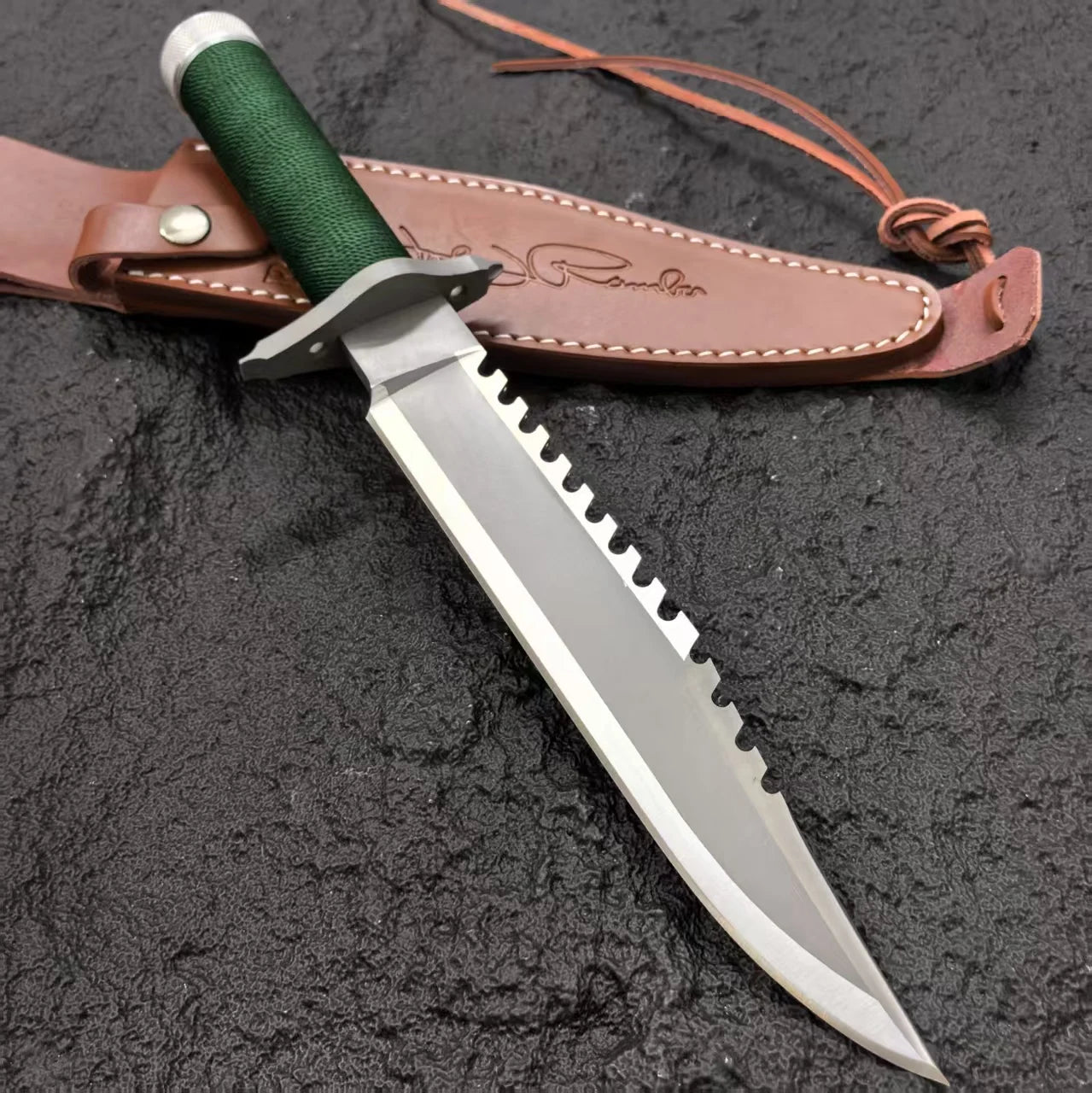 Gdekls Stainless Steel Fixed Blade Outdoor Knife With Sheath