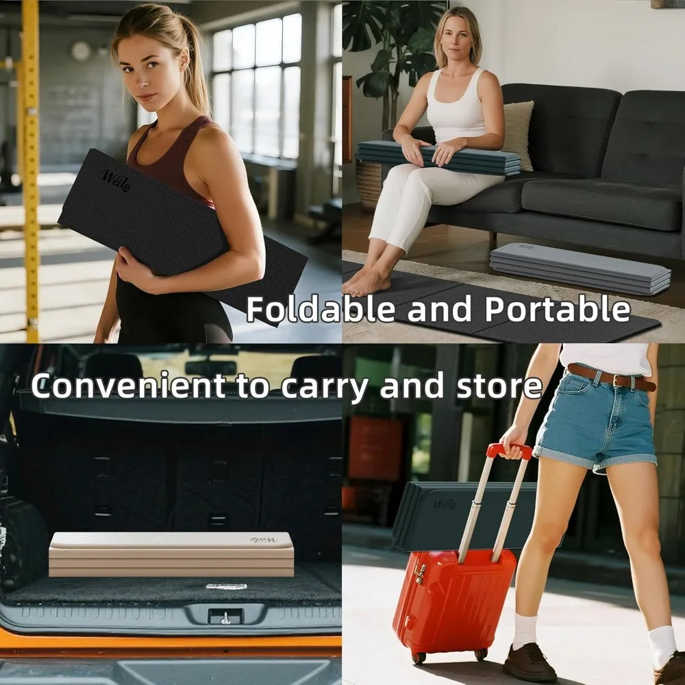 Weila Extra Thick 1/2 Inch Odorless Yoga Mat